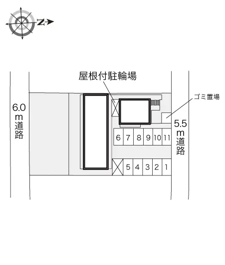 大東市新田本町 月極駐車場